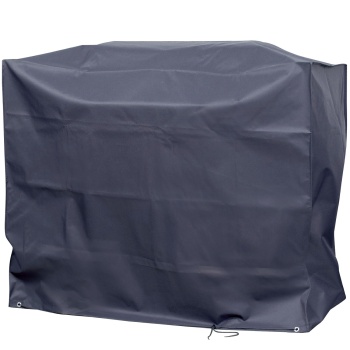 Preview: Deluxe Grillabdeckung für Gasgrill 145x60x120 cm Schutzhaube anthrazit 420D Oxford Polyester wetterfest wasserdicht reissfest Grillhaube Abdeckung