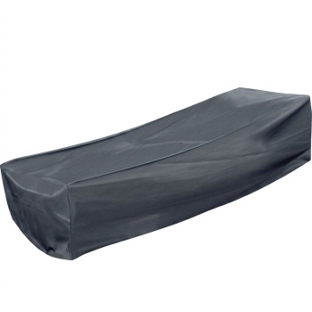 Preview: Deluxe Abdeckplane für Rollliegen - Sonnenliegen Schutzhülle, anthrazit, 200x75x40/70 cm, UV- & wetterbeständig, passgenau