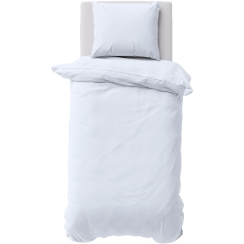 Preview: Bettwäsche-Set 155x220/80x80 cm, 100% Baumwolle mit Reissverschluss, hautsympathischer & atmungsaktiver Bett- und Kissenbezug für erholsamen Schlaf