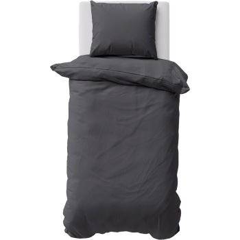 Preview: Bettwäsche-Set 155x220/80x80 cm, 100% Baumwolle mit Reissverschluss, hautsympathischer & atmungsaktiver Bett- und Kissenbezug für erholsamen Schlaf