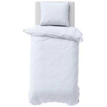Preview: Bettwäsche-Set 135x200/80x80 cm, 100% Mikrofaser mit Reissverschluss, hautsympathischer & atmungsaktiver Bett- und Kissenbezug - OEKO-TEX Standard 100