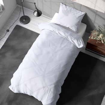 Preview: 2er-Set Bettwäsche 135x200/80x80 cm, 100% Mikrofaser mit Reissverschluss, hautsympathische & atmungsaktive Bett- & Kissenbezüge, OEKO-TEX Standard 100