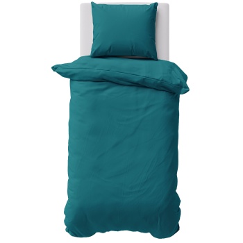 Preview: Bettwäsche-Set 135x200/80x80 cm, 100% Mikrofaser mit Reissverschluss, hautsympathischer & atmungsaktiver Bett- und Kissenbezug - OEKO-TEX Standard 100