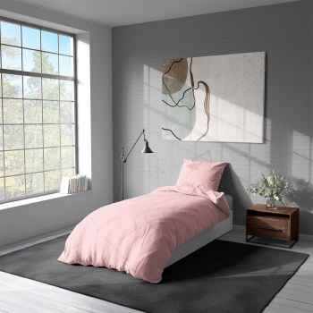 Preview: Bettwäsche-Set 135x200/80x80 cm, 100% Mikrofaser mit Reissverschluss, hautsympathischer & atmungsaktiver Bett- und Kissenbezug - OEKO-TEX Standard 100