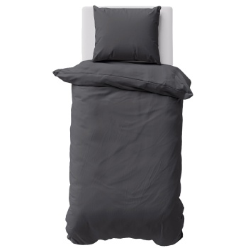 Preview: Bettwäsche-Set 155x220/80x80 cm, 100% Mikrofaser mit Reissverschluss, hautsympathischer & atmungsaktiver Bett- und Kissenbezug - OEKO-TEX Standard 100