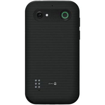 Preview: Doro Leva E10 LTE Tastatur-Handy - Seniorenhandy mit Notruf, Ladestation, Kamera, Taschenlampe & Radio für einfache Bedienung, Schwarz