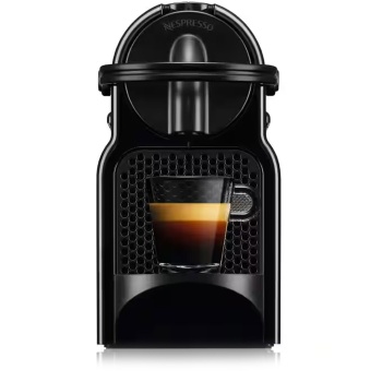 Preview: DeLonghi Nespresso Inissia Kaffeemaschine Schwarz: Für die schnelle Zubereitung von leckerem Espresso und Kapselkaffee direkt zuhause