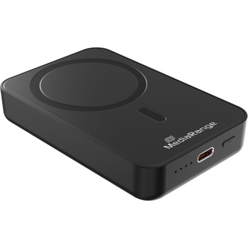 Preview: 2er-Set Magnetische Powerbank 10000mAh: Kabellose Fast Charge Externe Batterie, Schnellladefunktion: USB-C für Smartphone & Unterwegs