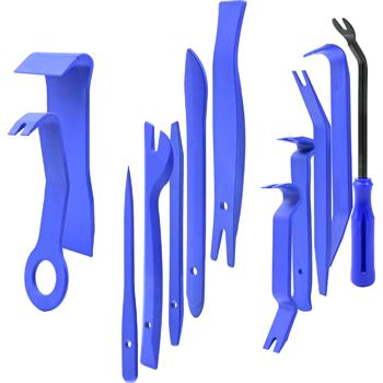 Praktisches 12-teiliges Zierleistenkeile-Set für Auto, Möbel & Renovierung – ideal zum schonenden Entfernen von Verkleidungen, Clips & Leisten