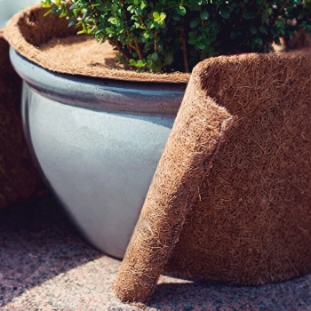 Preview: Winterschutz-Kokosmatte für Pflanzen und Garten ca. 150x50 cm: natürliche Kokosmatte & Pflanzenschutz Matte - Winterschutzmatte gegen Frost