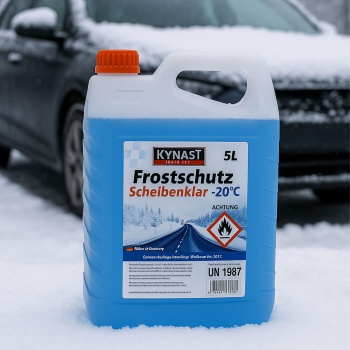 Preview: Auto Scheibenfrostschutz 5L bis -20 °C: Fertigmischung für Scheibenwaschanlage & Scheinwerfer – klare Sicht & lackschonend