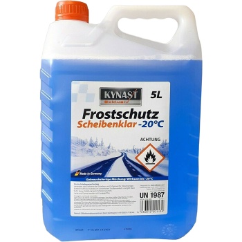 Preview: Auto Scheibenfrostschutz 5L bis -20 °C: Fertigmischung für Scheibenwaschanlage & Scheinwerfer – klare Sicht & lackschonend