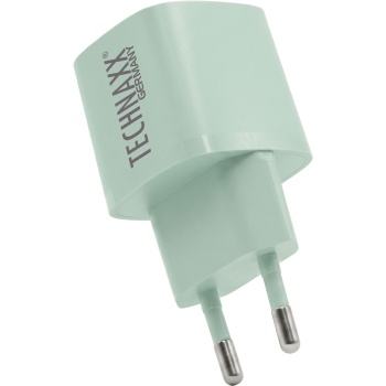 Preview: 2er-Set 30W GaN Mini Schnellladegerät: 6-mal schnelleres Laden, USB C & A Netzteil - Leistungsstarkes kompaktes Ladegerät, Grün