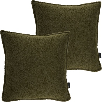 Preview: 2er-Set Heizkissen 45x45 cm für Rücken, Schulter & Nacken: Angenehm, elektrisch und warm: Gemütliches Wärmekissen mit Powerbank, Grün