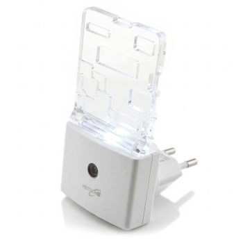 LED-Nachtlicht Moonlight mit Dämmerungssensor, 2,5 Lumen, 0,5 W, Orientierungslicht, dekorative Leuchtscheibe