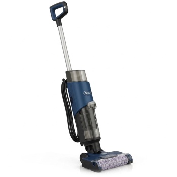 SharkNinja Stabstaubsauger Shark HydroVac - Nass- und Trockensauger 3-in-1 mit Kabel, Wischsauger für Hartböden mit Selbstreinigung, Navy