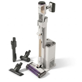 SharkNinja Stabstaubsauger Shark Detect Clean & Empty - Akku Staubsauger mit Absaugstation, kabelloser Stielsauger & Handstaubsauger, selbstentleerend