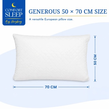 Preview: Premium Memory Foam Kopfkissen 50x70 cm, mittelfest, Mikrofaser atmungsaktiv, passt sich Kopf & Nacken an, für Seiten-, Rücken- & Bauchschläfer