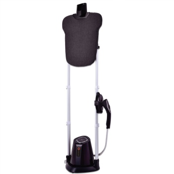 Preview: Dampfglätter mit flexibler Bügelstation 2500 W, drehbares Bügelbrett, Teleskopstange, 1,2 L Wassertank, Keramiksohle, 7 Temperaturstufen, 3 Dampfstufen