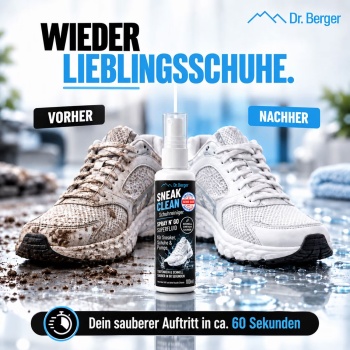 Preview: Schuhreiniger Spray 100 ml für Sneaker, Schuhe und Pumps, Sneaker Reiniger für Textil, Leder, Mesh und Canvas, entfernt Schmutz und Flecken in 60 Sekunden