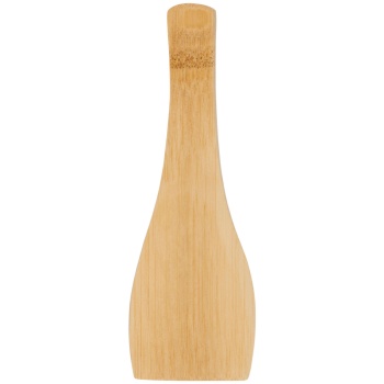 Preview: 4er Set Raclette Spatel, 13,5 x 4 cm, Raclettespachtel aus Bambus, schonender Holzschaber für beschichtete Raclette Pfännchen und Grillplatten