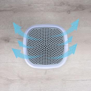 Preview: Luftentfeuchter elektrisch klein 800 ml, leiser Mini Luftentfeuchter für Schlafzimmer, Bad, Keller, Ankleide und Wohnwagen, bis 330 ml pro Tag, 22,5 W