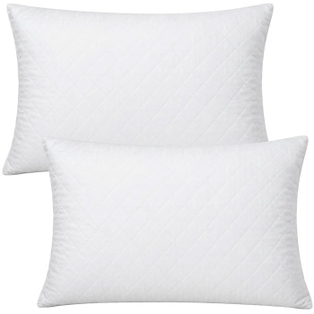 Preview: 2er-Set Premium Memory Foam Kopfkissen 50x70cm, mittelfest, Mikrofaser atmungsaktiv, passt sich Kopf & Nacken an, für Seiten-, Rücken- & Bauchschläfer