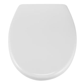 Robuster WC-Deckel mit Absenkautomatik Soft Close, 41,5 x 37 cm, weiss, oval, universell einsetzbar, Quick-Release-Funktion für eine einfache Reinigung