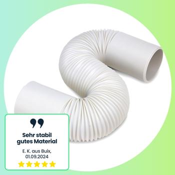 Preview: Universeller Abluftschlauch für Monoblock Klimaanlagen 3m – Hohe Leistung & Einfache Anwendung, Robust & Flexibel