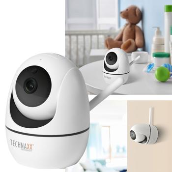 Hochauflösende WiFi Überwachungskamera: Full-HD, PIR-Sensor, Nachtsicht, App-Steuerung – Kompakte Innenkamera (10,5x8cm) für maximale Sicherheit