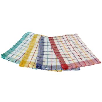 Preview: 10er-Set Geschirrtücher - 70% Baumwolle, 50x70 cm - Starke Saugkraft, vielseitig, 60°C waschbar - Für Küche, Geschirr, Fenster