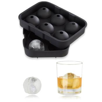 Eiswürfelform Silikon 2er-Set - 12 Eiskugeln Ø 4,5 cm - BPA-frei, hitzebeständig, spülmaschinenfest - Für Cocktails & Backen