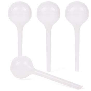 Preview: Bewässerungskugeln 4er Set - Dosierte Pflanzenbewässerung & Mottenfreilagerung für Blumen & Sträucher - 400ml Füllmenge - Kunststoff - 28.5x8.5 cm