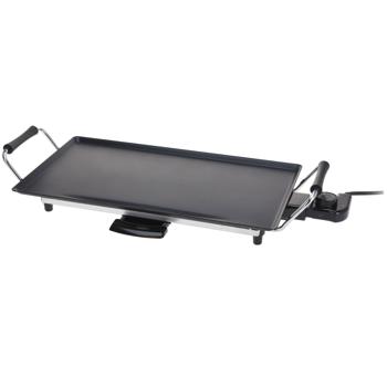 Preview: Teppanyaki Tischgrill, starke 2000W, für geselliges Grillen – 47 x 26,5 cm, Antihaft, Cool-Touch, Elektrischer Tischgrill für jede Gelegenheit