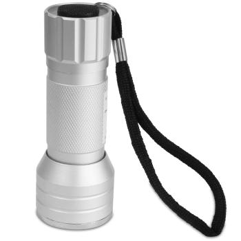 Preview: Hochwertige LED-Taschenlampe mit Aluminium-Gehäuse und 21 LEDs, Helle Strahlkraft und lange Lebensdauer, Zuhause, Camping, Outdoor Abenteuer