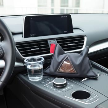 Preview: Autoentfeuchter wiederverwendbar - Gegen beschlagene Scheiben & Schimmel - 125ml Silikakristalle (Orange/Grün) - Mikrowellen/Sonnen-trocknung