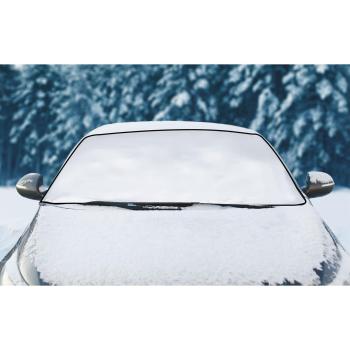 Preview: Auto Sonnenschutz mit Magnetfunktion, 2er-Set Anti-Eis-Scheibenabdeckung, weiss, 160x95cm