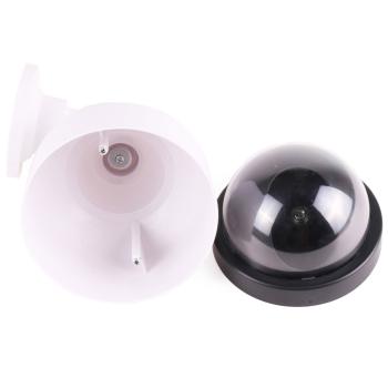 Preview: 4er-Set Überwachungskamera Attrappe - Rote LED für realistischen Effekt & Diebsabschreckung - Batteriebetrieben - Innen- & Aussenbereich - Inkl. Montagematerial