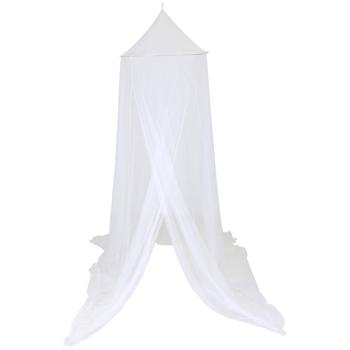 Preview: Moskitonetz für Doppelbetten - 2er-Set Mückenschutz mit 144 Mesh - 10x2,5m Polyestergewebe, Metallstange - optimaler Schlafschutz