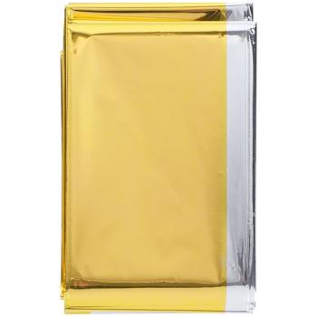 Preview: Zuverlässige Rettungsdecke, 210 x 160 cm, gold - silber, Notfalldecke - Erste Hilfe Wärmefolie, ein Produkt der NASA