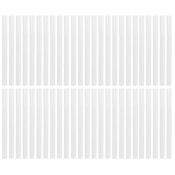 Preview: Heisskleber Patronen 50 Stück - Polyvinyl Klebesticks 15x1.1cm - Für Heissklebepistole, Basteln, Fixieren, Dekorieren - Transparent