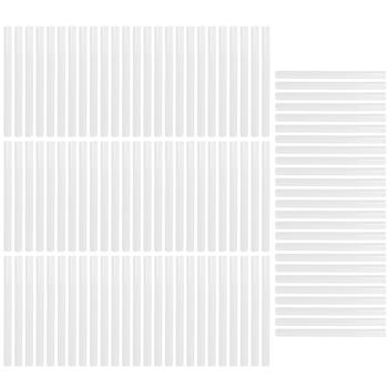 Heisskleber Patronen - 100 Polyvinyl Klebesticks - Ideal für Basteln & Heimwerken - Transparent - Schnell & Präzise für alle Materialien