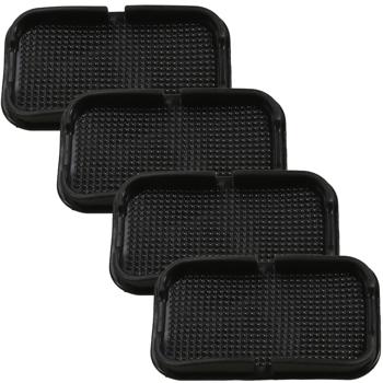 4er-Set Handyhalter Anti-Rutschmatte 11x20.5 cm - universell kompatibel für Handys & mehr - sicherer Halt in Auto, Büro, Bad - ablösbar & wiederverwendbar