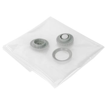 Preview: Vakuumbeutel für Kleidung & Bettwäsche 4er-Set - platzsparend im Koffer & Haushalt - transparent - kompatibel mit jedem Staubsauger - 2 Grössen