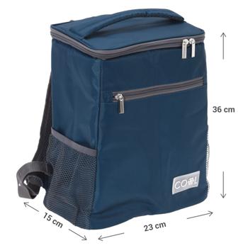 Preview: Kühlrucksack, Nylongewebe, wasserabweisend, 10 l, hält Lebensmittel & Getränke stundenlang kühl, ideal für Picknick, Camping & Festivals