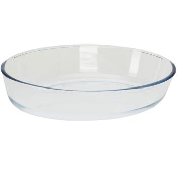 Glas Auflaufform oval – Hitzebeständiges Borosilikatglas 2400 ml – Ideal zum Backen, Servieren & für Desserts 30,3x21,3x6,5cm – Spülmaschinenfest