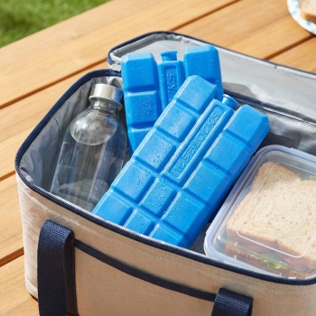 Preview: Kühlelemente 2er Set – 200g Kühlakkus für Kühltasche & Kühlbox – ideal für Unterwegs, Camping & Picknick – Blau, langanhaltend kühlend
