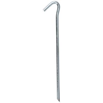 Preview: Zeltheringe 10er-Pack - 23 cm lang, 6 mm dick - Robust, verzinkt & unverbiegbar für Zelte, Pavillons, Planen auf hartem Boden - Sicherer Halt, rostfrei