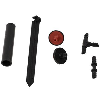 Preview: 142-tlg. Pflanzen-Bewässerungssystem: 46m anpassbarer Schlauch + Filter, Düsen & Schellen für zeitsparende, effiziente Bewässerung