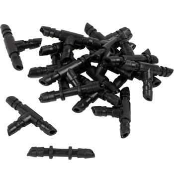 Preview: 142-tlg. Pflanzen-Bewässerungssystem: 46m anpassbarer Schlauch + Filter, Düsen & Schellen für zeitsparende, effiziente Bewässerung